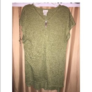 3 for $15🍀 andrea javine half zip top